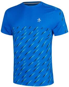 Performance Tennis Ball T-shirt Heren-Blauw - M