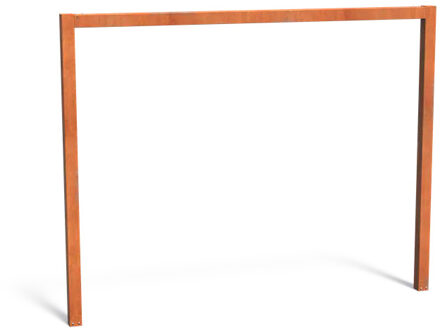 Pergola U-VORM corten 320 x h. 250 cm