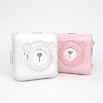 Peri page love bear crystal protective shell thermal printer colorful protective cover