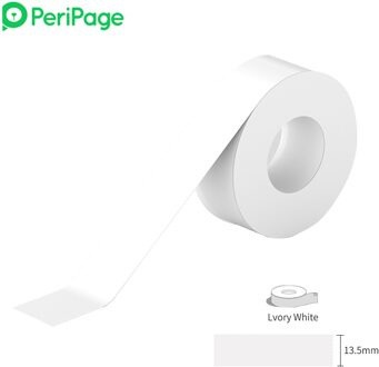 Peripage 1 Roll White Label Papier Plakband Lijm Thermische Label Printer Papier Naam Prijs Barcode Waterdichte Olie-Proof