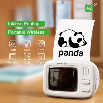 Peripage A2 Mini Thermal Printer Pocket Label Maker All in One BT Connect