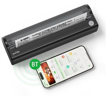 PeriPage A4 Paper Printer Direct Thermal Transfer 304dpi Wireless Printer Mobile 210mm Mini Mobile Photo Printer