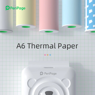 PeriPage Official 56x30mm Thermal Paper label Paper Sticker Paper For Thermal Pocket Mini Printer A6 A8 Keep 3-10 Years