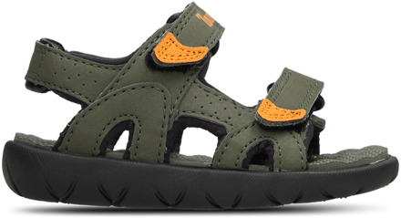 Perkins Row 2-strap Sandalen - Meisjes - Groen - Maat 23