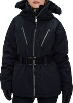 Perla W Ski Jacket Ski-Jas Dames Zwart - 38