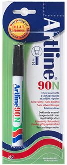 Permanent marker Artline 90 zwart (op blister)