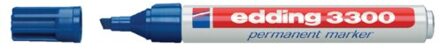permanent marker e-3300 blauw Wit