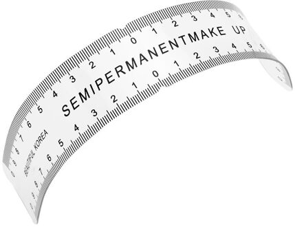 Permanente Make-Up Stencils Plastic Wenkbrauw Heerser Maatregel Tool Herbruikbare Wenkbrauw Ruler Tool Maatregelen Makeup Tools