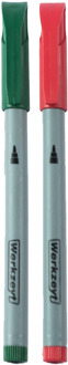 Permanente Marker 1.6Mm Rood+Groen - ZYT24521