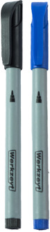 Permanente Marker 1.6Mm Zwart+Blauw - ZYT24520