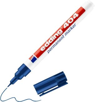 permanente marker e-404 blauw
