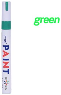 Permanente Waterdicht Glas Olie Art Marker Verf Pen groen