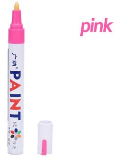 Permanente Waterdicht Glas Olie Art Marker Verf Pen roze