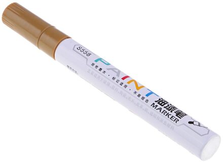 Permanente Waterdichte Auto Loopvlak Rubber-Metalen Potlood Op Een Olie Basis goud