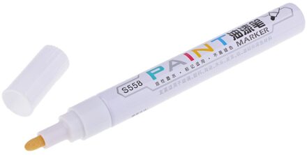 Permanente Waterdichte Auto Loopvlak Rubber-Metalen Potlood Op Een Olie Basis wit