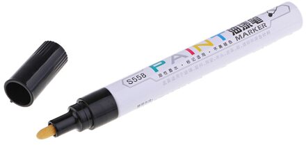 Permanente Waterdichte Auto Loopvlak Rubber-Metalen Potlood Op Een Olie Basis zwart