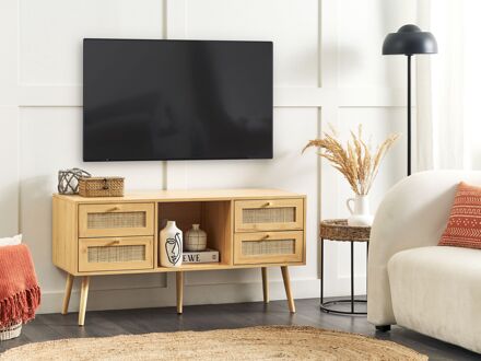 PEROTE TV-meubel Lichte houtkleur Bruin