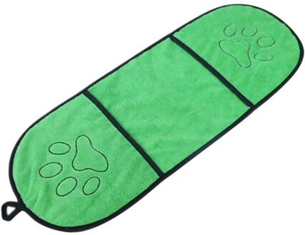 Perros Voor Honden Kat Puppy Microfiber Super Absorberende Huisdier Drogen Handdoek Deken Met Pocket Cleaning Supply groen