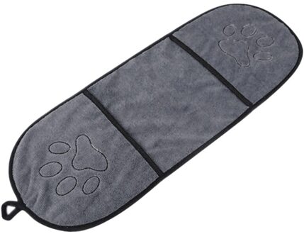Perros Voor Honden Kat Puppy Microfiber Super Absorberende Huisdier Drogen Handdoek Deken Met Pocket Cleaning Supply Zilver