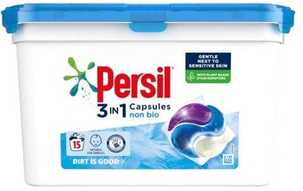 Persil Wastabletten Persil 3 in 1 Wascapsules Non-Bio 15 st