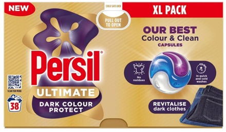 Persil Wastabletten Persil Ultimate Dark Colour Protect 38 st