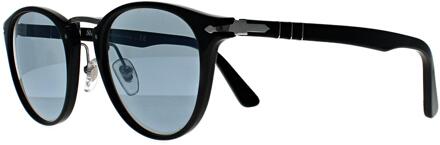Persol PO3108S 95/56 zwart lichtblauw zonnebril - maat