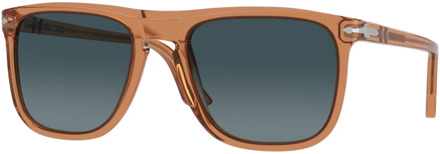 Persol Stijlvolle zonnebril met kleurrijke monturen Persol , Brown , Unisex - ONE Size,57 MM