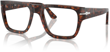Persol Stylish Eyewear Frames in Havana Color Persol , Brown , Unisex - 53 MM
