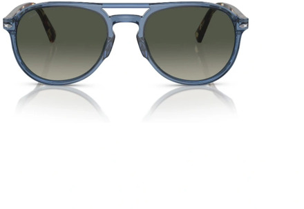Persol Vintage-geïnspireerde zonnebril met eigentijdse uitstraling Persol , Blue , Unisex - ONE Size