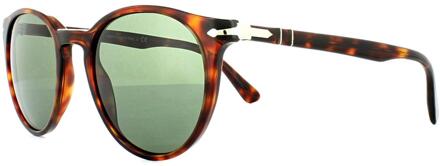 Persol Zonnebril 3152 9015/31 Havana Grijs Groen - maat Bruin