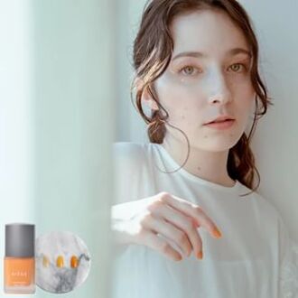 Personalized Nail Color Orange - S Size Brush