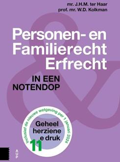 Personen- en Familierecht en Erfrecht -  J.H.M. ter Haar, W.D. Kolkman (ISBN: 9789048563210)