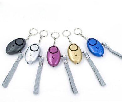 Persoonlijke Alarm Sleutelhanger 5 Pack 130DB Security Alarm Sleutelhanger Met Led-verlichting Emergency Veiligheid Alarm