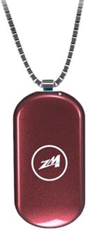 Persoonlijke Luchtreiniger Draagbare Mini Ketting Ionisator Usb Negatieve rood