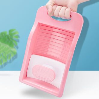 Persoonlijke Ondergoed Wasbord Wassen Board Thuis Plastic Schrobben Board roze