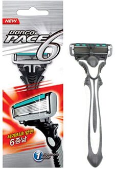 Persoonlijke Rvs Veiligheid Scheermesjes, Mannen Scheren Originele Dorco Tempo 6 Layer Scheermesjes Voor Mannen Scheerapparaat Scheermes 1stk