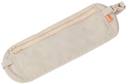 Persoonlijke Taille Tas Sport Outdoor Running Reizen Anti-Diefstal Portemonnee Onzichtbare Taille Tas Paspoort Zak Multifunctionele Document tas khaki