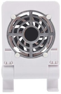 Persoonlijke Usb Fan Smartphones Standhouder Mobiele Telefoon Cooler Fan Cooling Pad Radiator Opvouwbaar wit