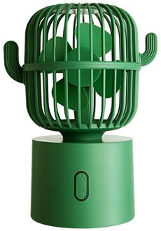 Persoonlijke Ventilator Kleine Desktop Usb Mode Smart Home Office Portable Desk Mini Fan Zomer Cactus Mini Handheld Tafel Oplaadbare GN