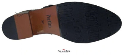 Pertini Damesschoenen enkellaarsjes - maat 38 Zwart