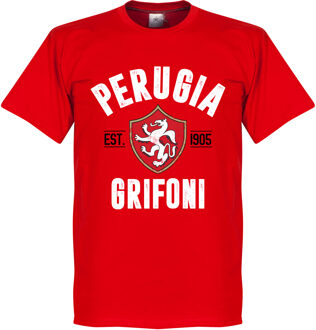 Perugia Established T-shirt - Rood - L