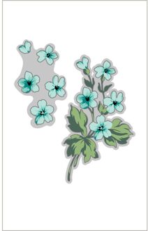 Perzik Bloemen En Planten Serie Metalen Snijden Sterven En Postzegels Scrapbooking Diy Decoratie Craft Embossing Stenci Y0256-Dies