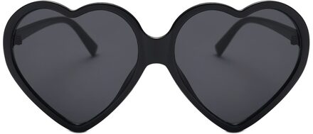 Perzik Hartvormige Mode Serie Vrouwen Zonnebril En Zonnebril Zonnebril Voor Vrouwelijke Oculos Lunet De Soleil Femme #3 zwart