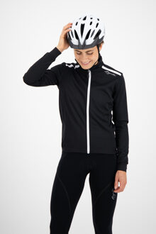 Pesara Winter Fietsjack Dames zwart - wit - XS