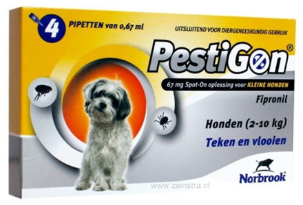 Pestigon Spot-On S voor kleine honden van 2 tot 10kg