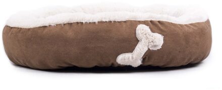 Pet Bed Hond Kat Bed Kussen Huisdier Bed Matras Zacht Diverse Modellen Beige