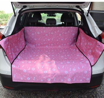 Pet Carriers Dog Car Seat Cover Waterdicht Achter Back Mat Draagtas Hond Hangmat Transportin Perro Voor Honden Katten Veiligheid Accessoires roze
