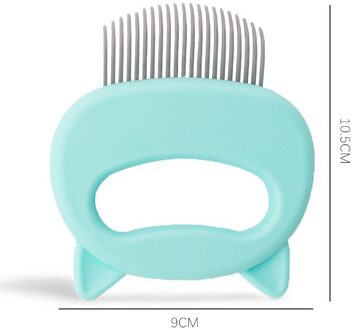 Pet Cat Comb Long Haired Short Haired Dog Dog Comb Hair Brush Puppies Kitten Comb Hair Shell Comb Pet Supplies groen