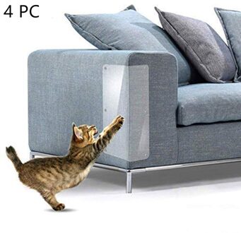 Pet Cat Scratch Afschrikmiddel Tape Kat Couch Protectors Meubels Scratch Guards Sofa Bescherming Pads Meubels Guard 4stk / 15x40cm