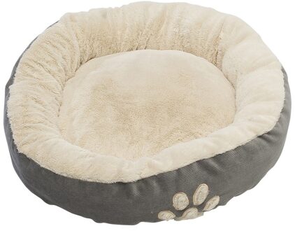 Pet Comfort Grijze poezen/katten mand/kussen rond 58 cm - Action products